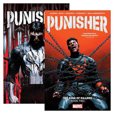 英文原版 Punisher The King of Killers 惩罚者 杀手之王系列2册 漫威漫画 Jason Aaron 英文版 进口英语原版书籍