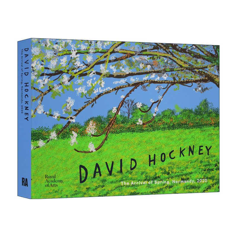 英文原版 David Hockney 大卫霍克尼 2020年在诺曼底 春天的到来 精装 插画 IPad绘画 英文版 进口英语原版书籍