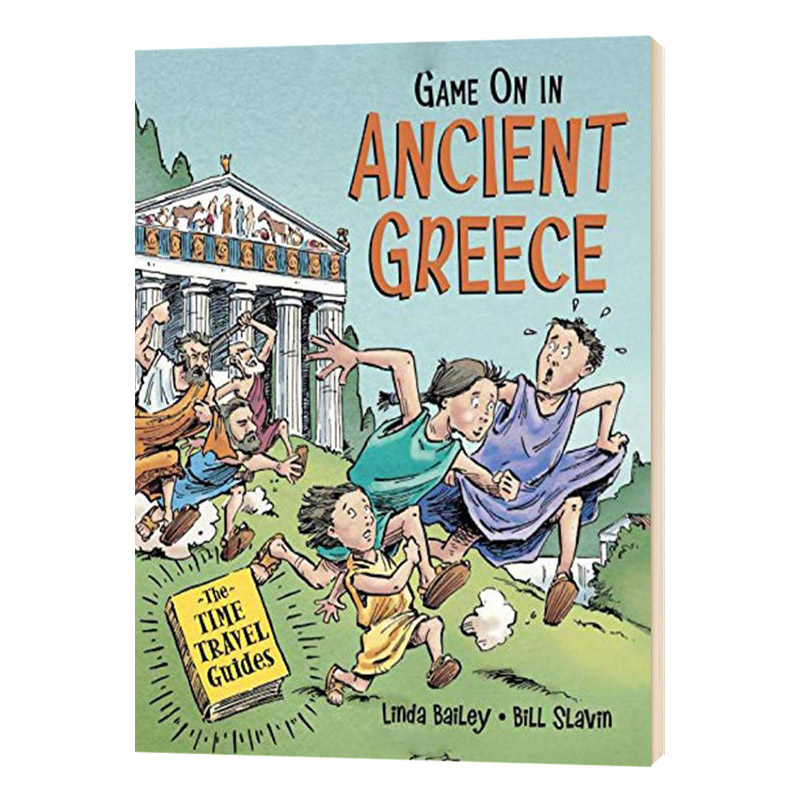 时间旅行者 希腊Game On in Ancient Greece  英文原版  让孩子爱上古文明 神奇时光探险之旅 回到古希腊 英文版进口原版英语书籍