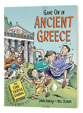 时间旅行者 希腊Game On in Ancient Greece  英文原版  让孩子爱上古文明 神奇时光探险之旅 回到古希腊 英文版进口原版英语书籍