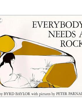 英文原版 Everybody Needs a Rock 每个人都需要一块石头 凯迪克奖得主拜尔德·贝勒 英文版 进口英语原版书籍