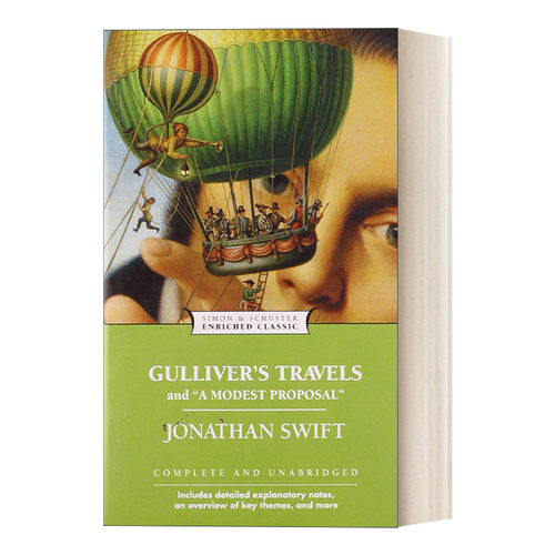 英文原版小说 Gulliver's Travels and A Modest Proposal  格列佛游记 Enriched Classics系列 英文版 进口英语原版书籍