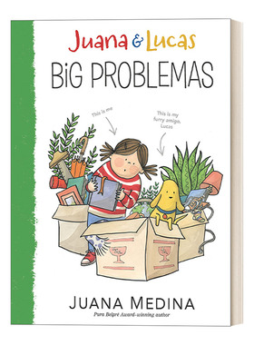 英文原版 Juana and Lucas 2 Big Problemas 胡安娜和卢卡斯系列2 6-9岁儿童章节桥梁故事书 美国小学暑期阅读书单 Juana Medina