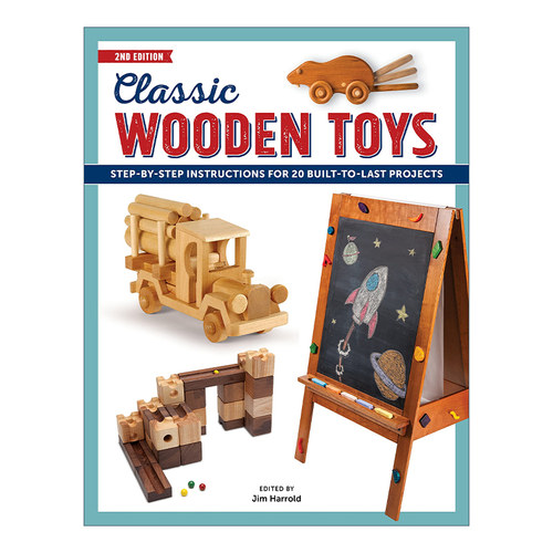 英文原版 Classic Wooden Toys 经典木制玩具制作指南 第二版 手工艺 休闲 Jim Harrold 英文版 进口英语原版书籍