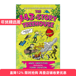 英文原版 The 143-Story Treehouse Camping Trip Chaos! 小屁孩树屋历险记143层树屋故事 精装 英文版 进口英语原版书籍
