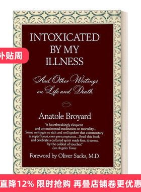 英文原版 Intoxicated by My Illness 因病而醉 及其他生死论著 传记 Anatole Broyard 英文版 进口英语原版书籍