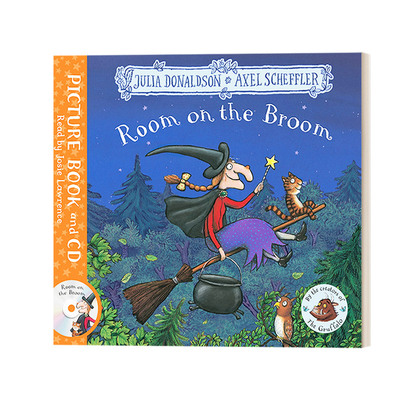 Room on the Broom 女巫扫帚排排坐 大开绘本 附CD进口原版英文书籍