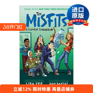 英文原版 The Misfits 02 A Copycat Conundrum 异类系列2 模仿难题 儿童冒险小说 纽伯瑞奖得主Lisa Yee 精装 进口英语原版书籍