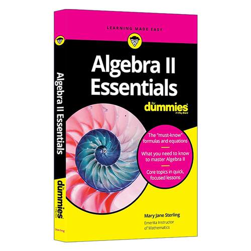 英文原版 Algebra II Essentials for Dummies 代数2精要达人迷 英文版 进口英语原版书籍
