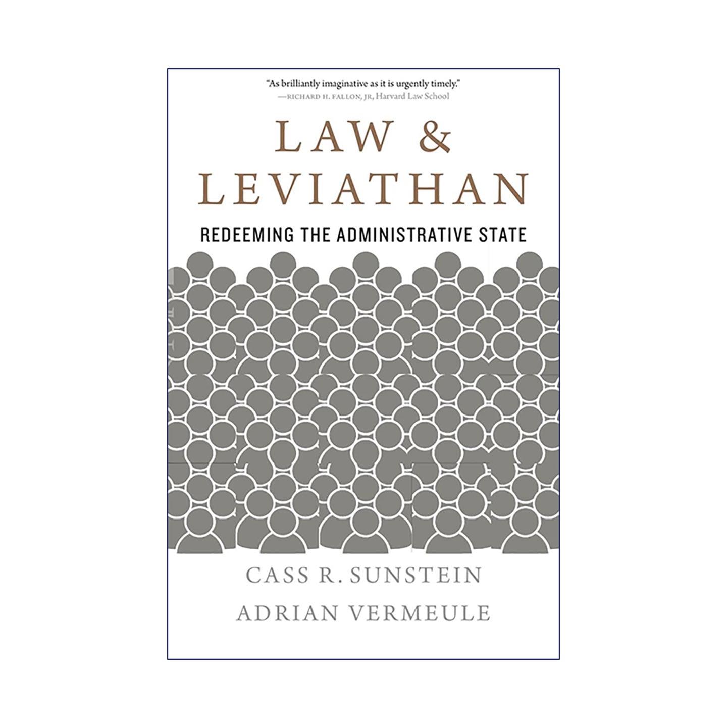 英文原版 Law and Leviathan 法律与利维坦 救赎行政国家 英文版 进口英语原版书籍