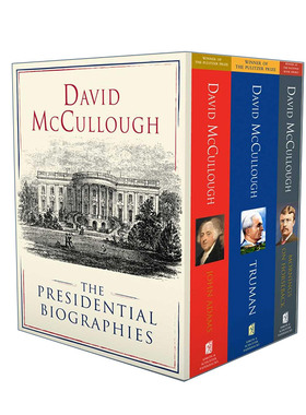 英文原版 David McCullough The Presidential Biographies 大卫麦卡洛美国总统传记3本装 杜鲁门+约翰亚当斯 进口英语原版书籍