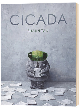 蝉 陈志勇 Cicada 英文原版图画书 办公室工作故事 Shaun Tan 原版进口英语书 Hodder Children’s Books