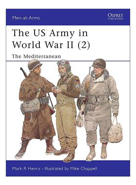 英文原版 The US Army in World War II 2 二战美国陆军 地中海战场 历史上的军队系列 英文版 进口英语原版书籍