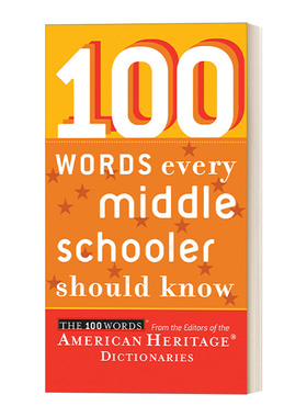 英文原版 100 Words Every Middle Schooler Should Know 每个中学生必须知道的100词 英文版 进口英语原版书籍