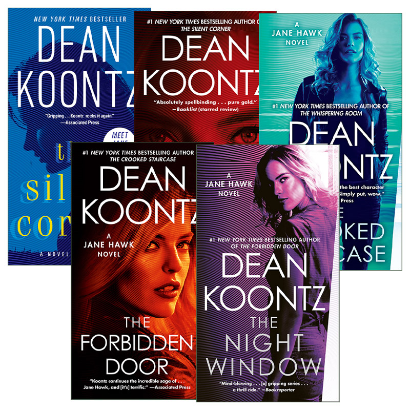 Jane Hawk 简·霍金系列5册 惊悚悬疑动作冒险小说 Dean Koontz进口原版英文书籍