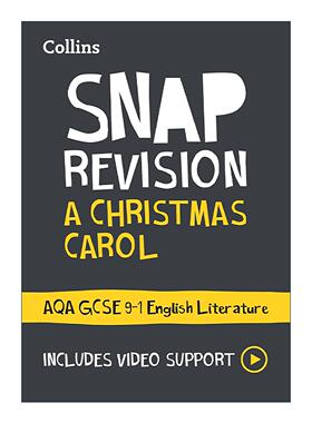 英文原版 A Christmas Carol AQA GCSE 9-1 English Literature Text Guide 圣诞颂歌 AQA GCSE 9-1英语文学文本指南 英文版