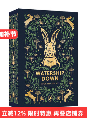 英文原版 Watership Down 兔子共和国 Puffin Clothbound Classics 精装海雀布纹经典 英文版 进口英语原版书籍