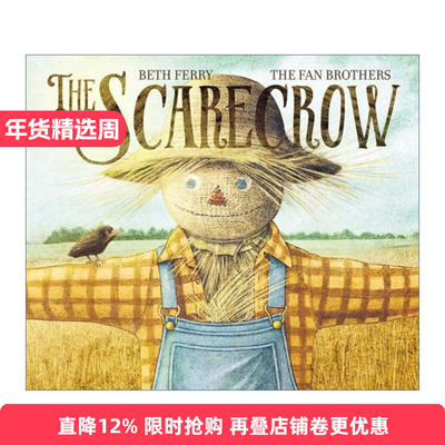 The Scarecrow 稻草人 精装绘本 友谊 帮助 Beth Ferry进口原版英文书籍