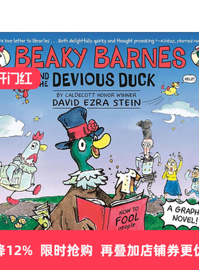 英文原版 Beaky Barnes and the Devious Duck 比克·巴恩斯 狡猾的鸭子 儿童幽默漫画 英文版 进口英语原版书籍