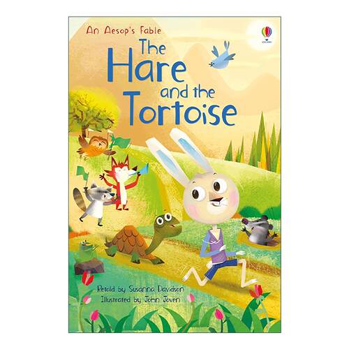 英文原版 Usborne First Reading Level Four The Hare and the Tortoise 尤斯伯恩儿童经典文学 龟兔赛跑 精装 进口英语原版书籍