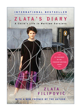 英文原版 Zlata's Diary 兹拉塔的日记 战时萨拉热窝一个孩子的生活 修订版 传记 Zlata Filipovic 英文版 进口英语原版书籍