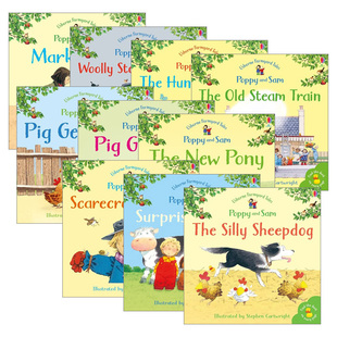 儿童英语启蒙 Farmyard Sam 英文原版 短篇图画故事绘本 英文版 Poppy 故事 Tales 进口英语书籍 and 小马 农场故事系列10册套装
