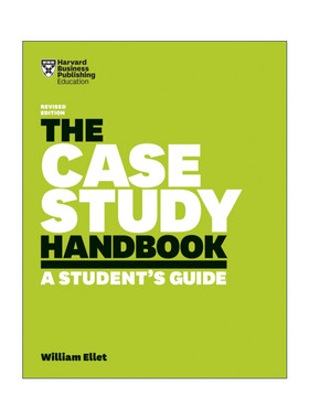 英文原版 The Case Study Handbook 案例研究手册 修订版 学生指南 MBA 哈佛商业评论 William Ellet 英文版 进口英语原版书籍