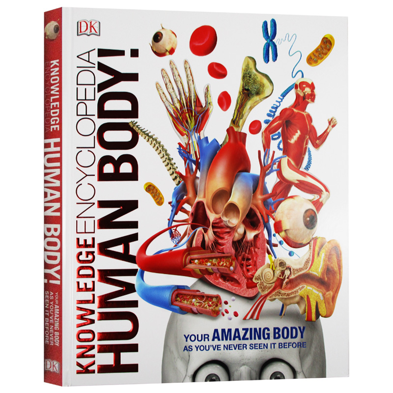 英文原版 Knowledge Encyclopedia Human Body! DK知识百科：人体 精装 进口原版英文书籍
