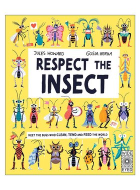 英文原版 Respect the Insect 不可不知昆虫的真相 儿童科普百科精装读物 英文版 进口英语原版书籍