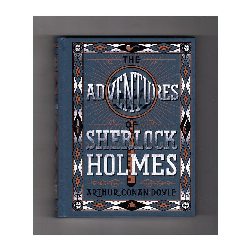 英文原版 Adventures of Sherlock Holmes 夏洛克福尔摩斯 皮革精装版 巴诺儿童经典 英文版 进口英语原版书籍