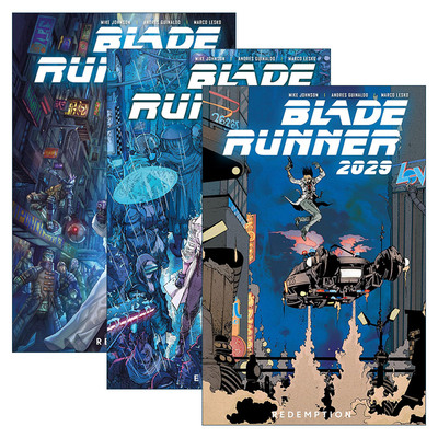 英文原版 Blade Runner 2029 银翼杀手2029漫画3册 英文版 进口英语原版书籍