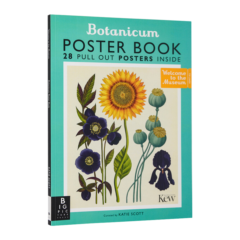 Botanicum Poster Book 欢迎来到博物馆-植物馆 海报书进口原版英文书籍