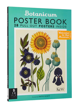 Botanicum Poster Book 欢迎来到博物馆-植物馆 海报书进口原版英文书籍