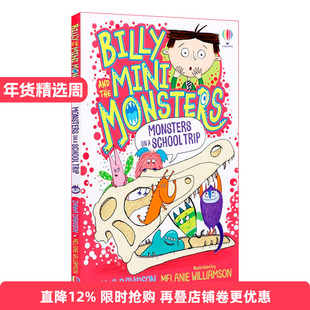 英文原版Billy and the Mini Monsters Monsters on a School Trip比利和迷你怪兽们怪兽去旅游#7 全彩儿童幽默桥梁章节书进口书籍