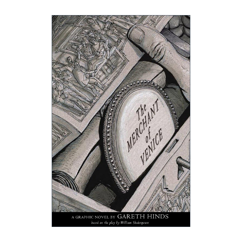 英文原版 The Merchant of Venice 威尼斯商人 儿童莎士比亚经典文学 Gareth Hinds 漫画小说 英文版 进口英语原版书籍
