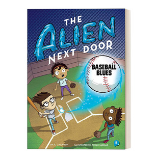 Blues The 英文原版 隔壁 进口原版 Next 英文版 Alien 英文书籍 Door 外星人5 Baseball