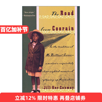 英文原版 The Road from Coorain Vintage Departures 库伦来时路 同名电影原著 一个澳大利亚女人的成长回忆录 Jill Ker Conway