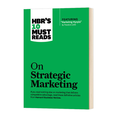 哈佛商业评论管理 市场策略 HBR's 10 Must Reads on Strategic Marketing 英文原版 战略营销 全英文版 进口原版英语书籍