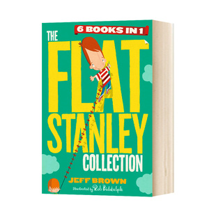 Stanley Collection 进口原版 The 课外阅读读物书籍 儿童英语桥梁章节书 Flat 英文版 纸片人斯坦利六合一合集 英文原版
