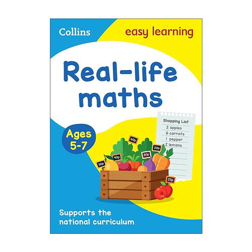 英文原版 Collins Easy Learning Real-Life Maths Ages 5-7 柯林斯儿童数学教材教辅 生活中的数学 英文版 进口英语原版书籍