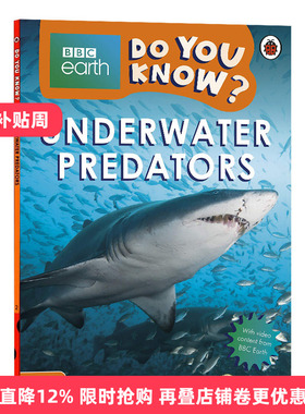 英文原版 BBC地球脉动系列 你是否知道 Underwater Predators - BBC Earth Do You Know Level 2 水下捕食者 剑桥少儿英语读物