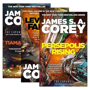 英文原版小说 The Expanse Book 苍穹浩瀚系列7-9册 波斯波利斯的崛起 提亚马特之怒 利维坦跌落 英文版 进口英语原版书籍