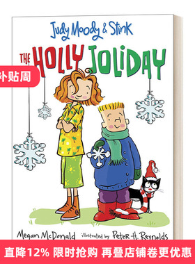 英文原版 Judy Moody and Stink The Holly Joliday 稀奇古怪小朱迪系列 冬青节 儿童英语桥梁章节书 英文版 进口英语原版书籍