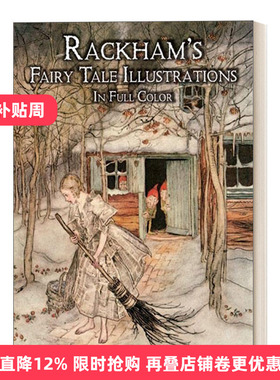 Rackham's Fairy Tale Illustrations  亚瑟·拉克姆童话全彩插画进口原版英文书籍