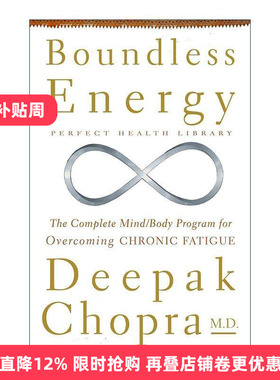 英文原版 Boundless Energy 无限能量 克服慢性疲劳的完整身心计划 英文版 进口英语原版书籍