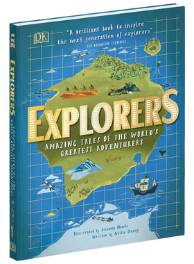 英文原版 Explorers 探险家: 伟大冒险家的惊奇故事 英文版 进口原版英文书籍