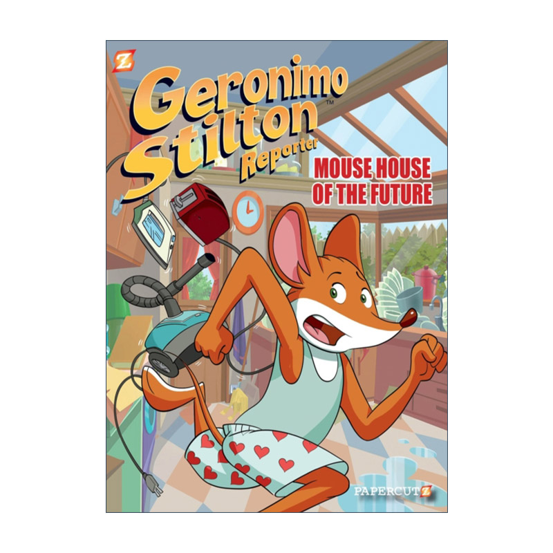 英文原版 Geronimo Stilton Reporter #12 Mouse House of the Future 老鼠记者12 精装 全彩漫画小说 英文版 进口英语原版书籍