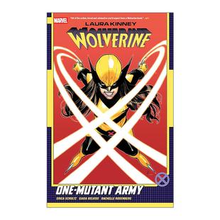 Mutant 漫威 Laura Army One Wolverine 英文版 5册合集 劳拉·金尼 进口英语原版 卷一 Vol.1 Kinney 英文原版 书籍 金刚狼