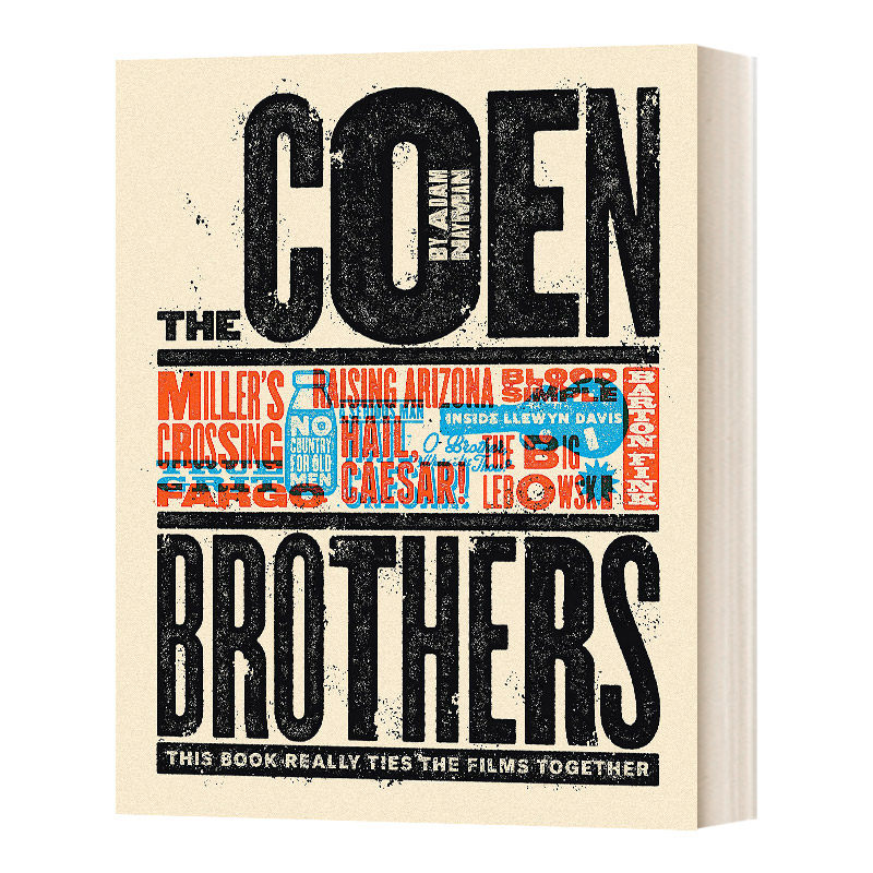 Coen Brothers 科恩兄弟:这本书真的把电影联系在了一起 精装进口英文原版书籍