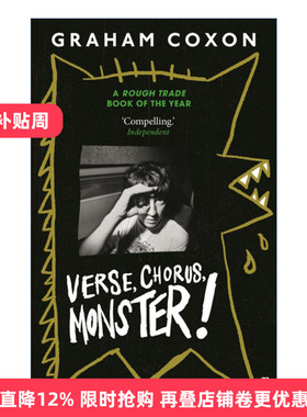 英文原版 Verse Chorus Monster! Blur乐队吉他手格拉翰姆·考可森Graham Coxon自传 英文版 进口英语原版书籍